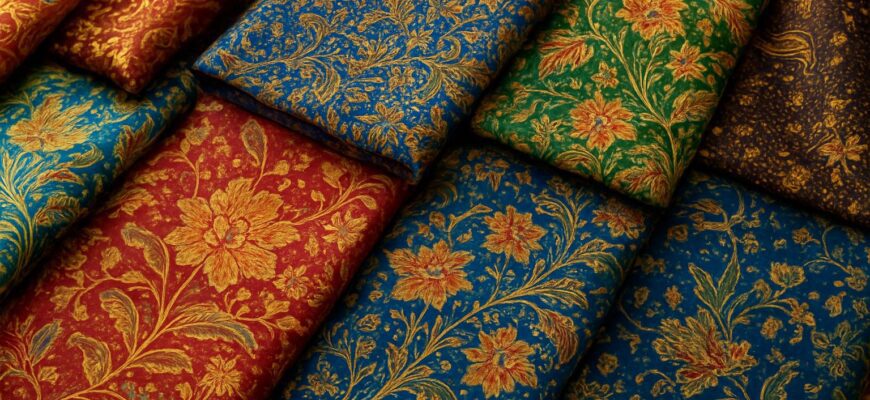 Малайзийские ткани: узоры, свет и руки, которые их создают